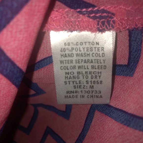 - Umgee size M lightweight pink/purple chevron print open back , beachy, l… - Picture 4 of 4